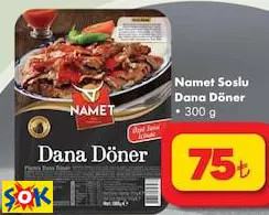 NAMET SOSLU DANA DÖNER 300 G NAMET SOSLU DANA DÖNER 300 G
